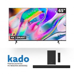 Hisense 65E7H 65” Qled Smart Tv & Free Hisense HS 2100 Sound bar