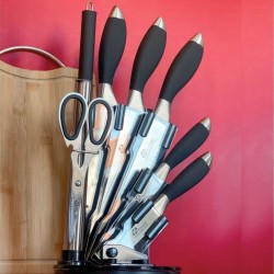 Pradel Essentials 7pcs Rotating Block Knives And Accessories PCOT001015 "O"