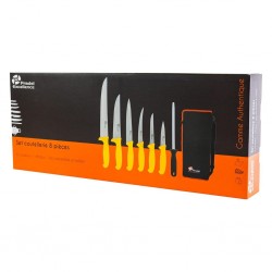 Pradel Authentic - 6 Knives + 1 Shotgun + Bag Convertible To Apron - PCOT005008  "O"