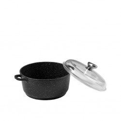 Pradel Premium 24cm Cast Aluminium Pot With Glass Lid PCUI001011 "O"