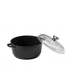 Pradel Premium 28cm Cast Aluminium Pot With Glass Lid PCUI001012 "O"