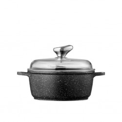 Pradel Premium 28cm Cast Aluminium Pot With Glass Lid PCUI001012 "O"