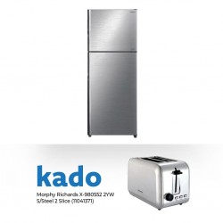 Hitachi R-VX471PRU9 Refrigerator & Free Morphy Richards X-980552 2YW S/Steel 2 Slice Toaster