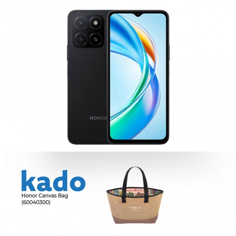 Honor X5b Plus Midnight Black & Free Honor Canvas Bag