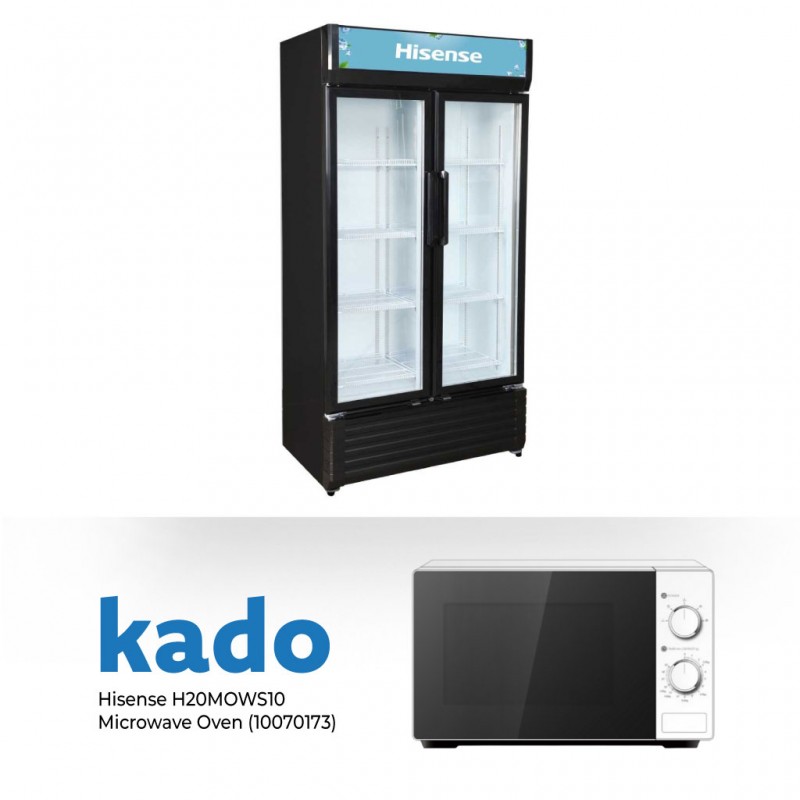 Hisense FL-81WC Beverage Chiller & Free Hisense H20MOWS10 Microwave Oven
