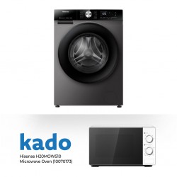Hisense WD3S8043BT Washer-Dryer & Free Hisense H20MOWS10 Microwave Oven