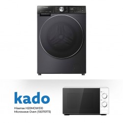 Hisense WD5S1245BB Washer-Dryer & Free Hisense H20MOWS10 Microwave Oven