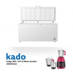 Hisense FC650D4AWLYE Freezer & Free Judge JM2 Mixer Grinder