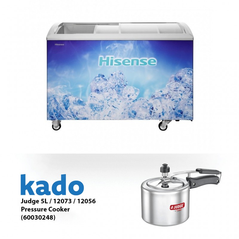 Hisense FC-39DD Freezer & Free Judge 5L Pressure Cooke Hisense FC-39DD Freezer & Free Judge 5L Pressure Cooke