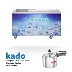 Hisense FC-46DD Freezer & Free Judge 5L Pressure Cooker