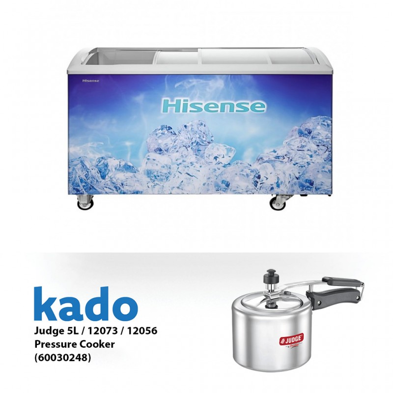 Hisense FC-46DD Freezer & Free Judge 5L Pressure Cooker