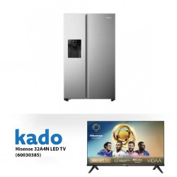 Hisense RS650N4AC2 Refrigerator & Free Hisense 32A4N LED TV