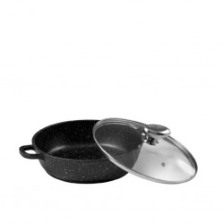 Pradel Premium 24cm Cast Aluminium Slow Cooker With Glass Lid - PCUI001015 "O"