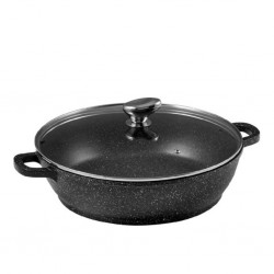Pradel Premium 36cm Cast Aluminium Slow Cooker With Glass Lid - PCUI001018 "O"