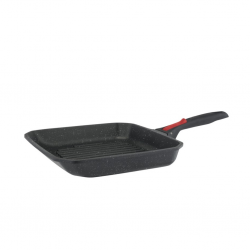 Pradel Volna 26x26cm Stone Look Grill Pan Removable Handle - P0001772/92382M "O"