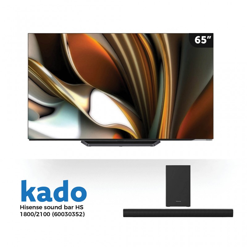 Hisense 65A8H 65'' OLED Smart TV & Hisense HS 2100 Sound bar