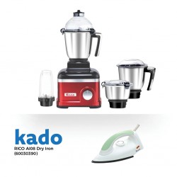 Rico MG2409 1000W Mixer Grinder With 4 Jars 3YW on Motor & Free RICO AI08 Dry Iron