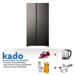 Hisense RS677N4FSF Refrigerator & Free Ingco High Pressure Washer + Decakila Steam Iron + Decakila Kettle