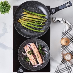 Pradel Pierra 20/24/28cm Set of 3 Pans Forged Aluminium Removable Handle - PCUI002004 "O"