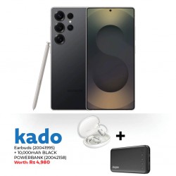 Samsung Galaxy S25 Ultra Titanium Black 512GB & Free Baseus Eli Sport 1 Open-Ear Tws Earbuds + ENERGIZER 10,000mAh POWERBANK