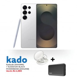 Samsung Galaxy S25 Ultra Whitesilver & Free Baseus Eli Sport 1 Open-Ear Tws Earbuds + ENERGIZER 10,000mAh POWERBANK