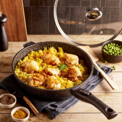 Pradel Premium 28cm Sauté Pan Cast Aluminium Removable Handle With Glass Lid - PCUI001008 "O"