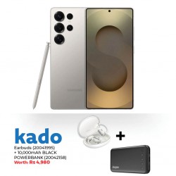 Samsung Galaxy S25 Ultra Gray 512GB & Free Baseus Sport 1 Open-Ear Tws Earbuds + ENERGIZER 10,000mAh POWERBANK