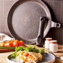 Pradel Premium 28cm Crepe Pan Cast Aluminium Removable Handle - PCUI001020 "O"