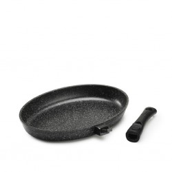 Pradel Premium 35x25cm Fish Pan Cast Aluminium Removable Handle  - PCUI001023 "O"