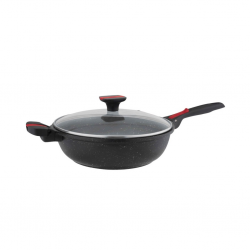 Pradel Volna 24cm Sauté Pan Stone Shape Removable Handle - P0001769/92391M "O"