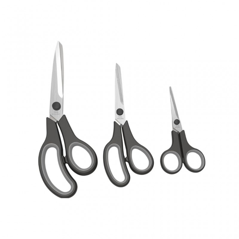 Pradel Clever Set Of 3 Scissors PUST001018 "O"