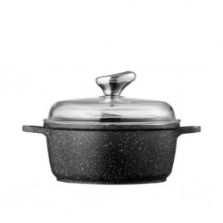 Pradel Premium 28cm Cast Aluminium Pot With Glass Lid PCUI001012 "O"