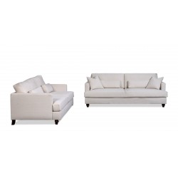 Cassandra Sofa 3+2 Seater In Beige Fab