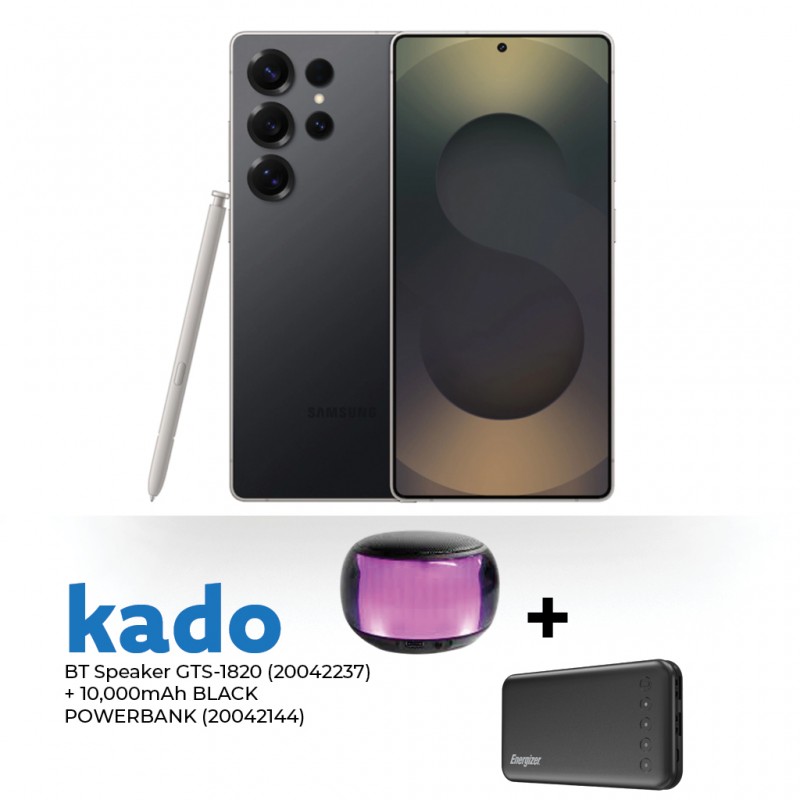 Samsung Galaxy S25 Ultra Titanium Black 12GB/512GB & Free Bluetooth Speaker GTS-1820 + POWERBANK AS-PS20 10,000 MAH Samsung Galaxy S25 Ultra Titanium Black 12GB/512GB & Free Bluetooth Speaker GTS-1820 + POWERBANK AS-PS20 10,000 MAH