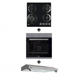 Defy DHG604 Built-in Hob + Defy DBO486E Built-in Oven + Defy DCH60SS Cooker Hood