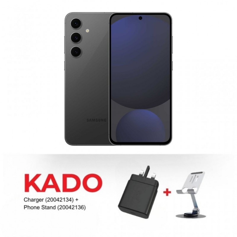 Samsung Galaxy S24 FE Graphite & Free CHARGER AS--CS288 KIT 3A + PHONE STAND AS-TS626 Samsung Galaxy S24 FE Graphite & Free CHARGER AS--CS288 KIT 3A + PHONE STAND AS-TS626