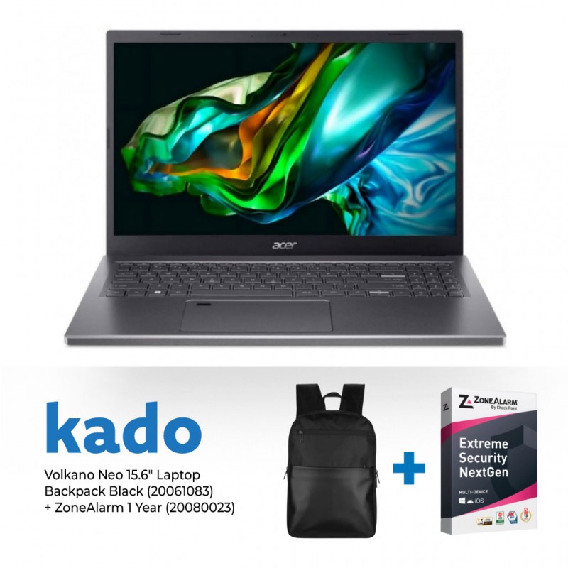 Acer Aspire 5 A515 Intel Core i7-1355U & Free ZoneAlarm Extreme Security + Volkano 15.6'' Laptop Backpack Acer Aspire 5 A515 Intel Core i7-1355U & Free ZoneAlarm Extreme Security + Volkano 15.6'' Laptop Backpack