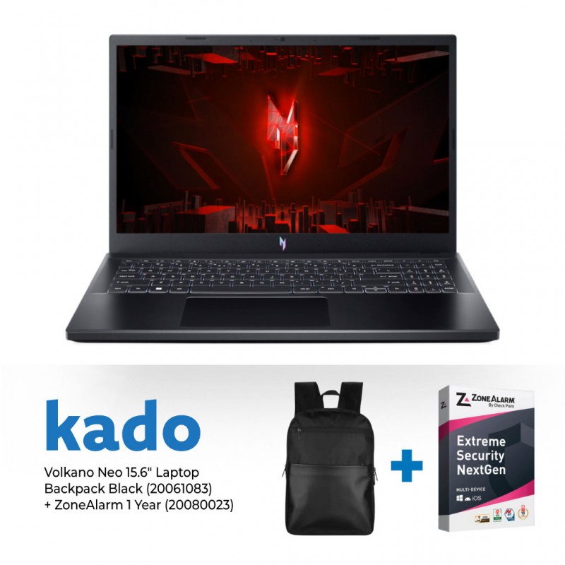 Acer Nitro V 15 Gaming Core i7-13620H & Free ZoneAlarm Extreme Security + Volkano 15.6'' Laptop Backpack