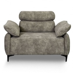 Comfy 1 Seater in Dove Fabric