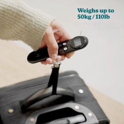 Homedics SCL-L100-BKR 3YW Luggage Scale For Travel