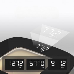 Homedics SCL-B100-BK Glo Bumper Edge Essential Scale 3YW