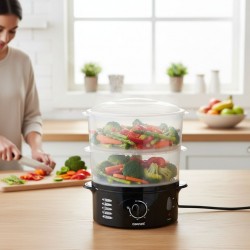 Cornell CS203 10L 2 Tier Food Steamer