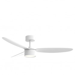 Mammouth DCF-FS6281L 52" ABS Blades Remote Ceiling Fan LED Light Matt White Finish
