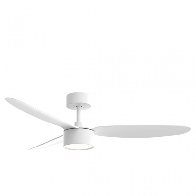 Mammouth DCF-FS6281L 52" ABS Blades Remote Ceiling Fan LED Light Matt White Finish