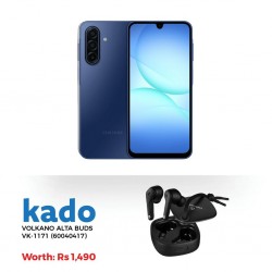 Samsung Galaxy A17 5G Blue & Free VOLKANO ALTA BUDS VK-1171 FOR A17