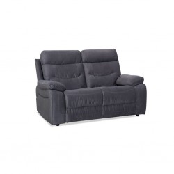 Burlington Recliner 2 Seater in Pewter Fab