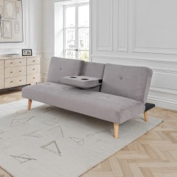 Hobbs Sofa Bed Grey fabric