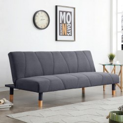 Ulrich Sofa Bed Grey Velvet