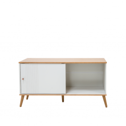 Rubi Low TV Cabinet Nature/Off White