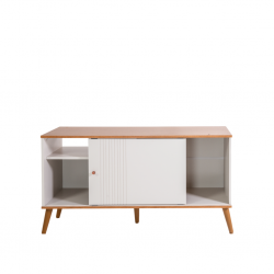 Rubi Low TV Cabinet Nature/Off White